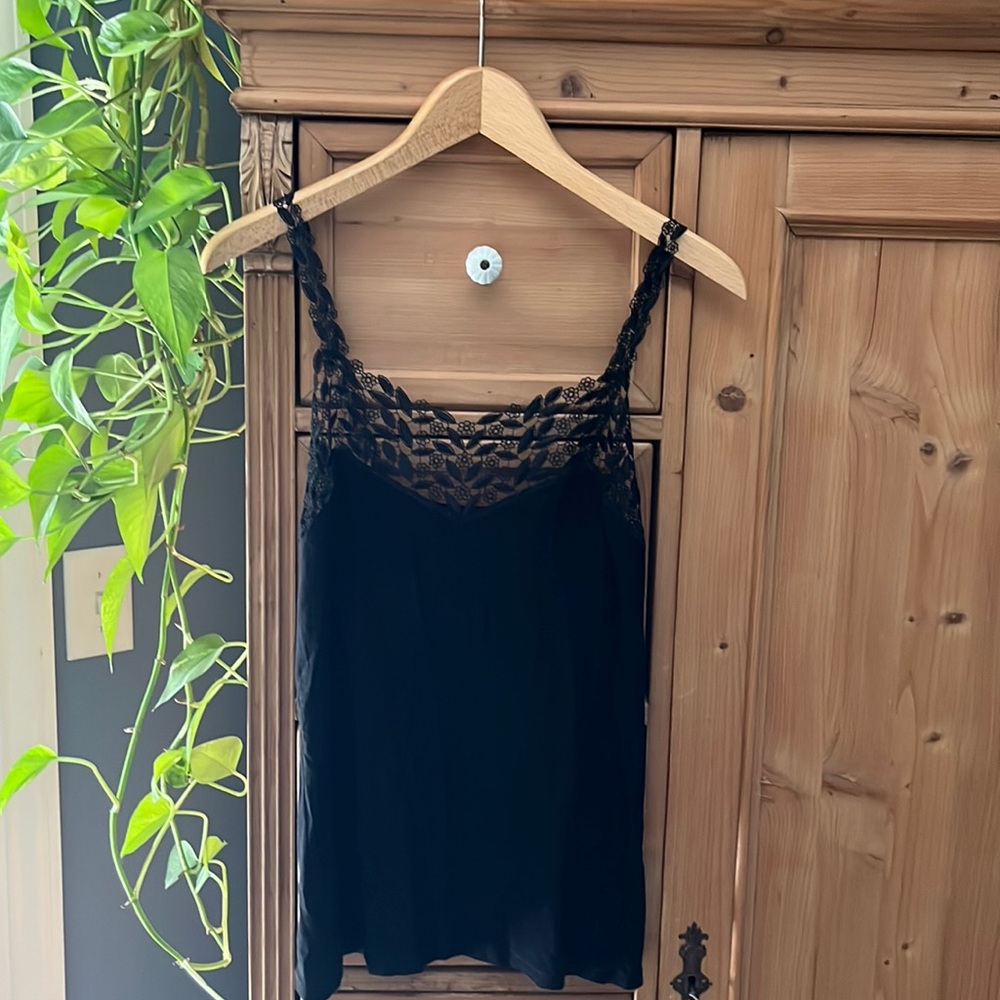 Pomp Adour Black camisole